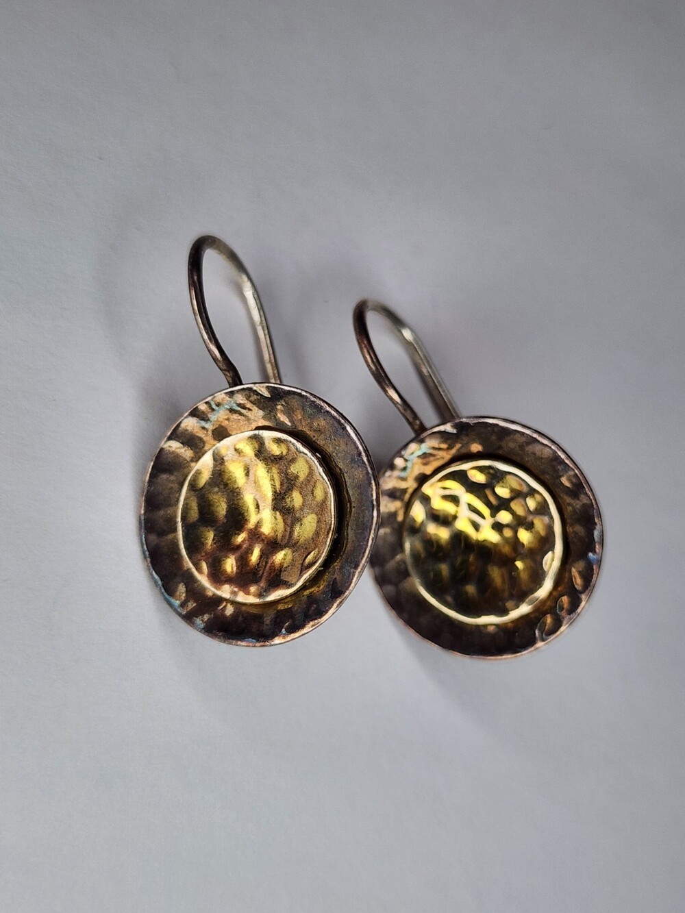 Sterling Silver Brass Silpada Earrings